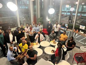 A moment from the Black Boy Joy Club