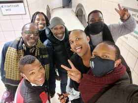 A moment from the Black Boy Joy Club