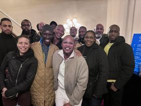 A moment from the Black Boy Joy Club